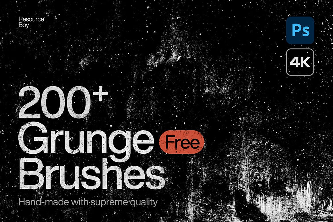 Download 200 Extensive Free Grunge Photoshop Brushes
