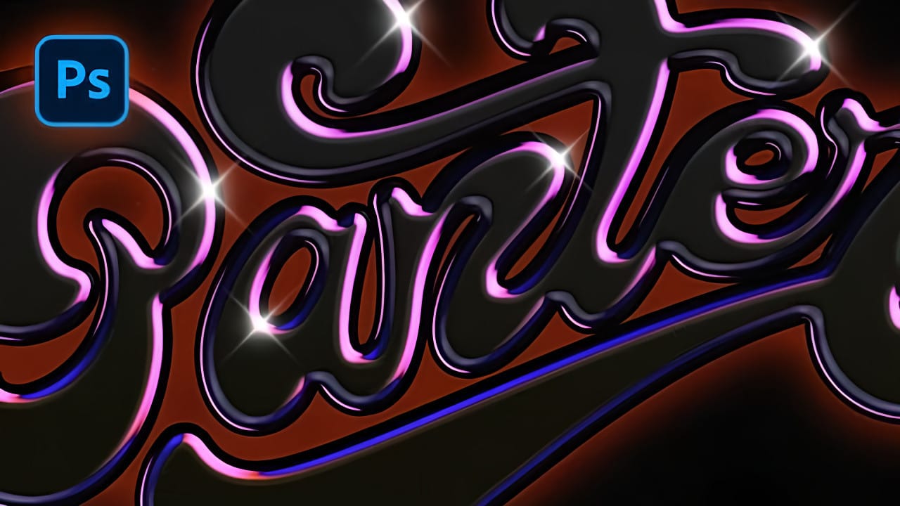 How to Create a Dark Chrome Text Effect in Photoshop Using Advanced Layer Styles