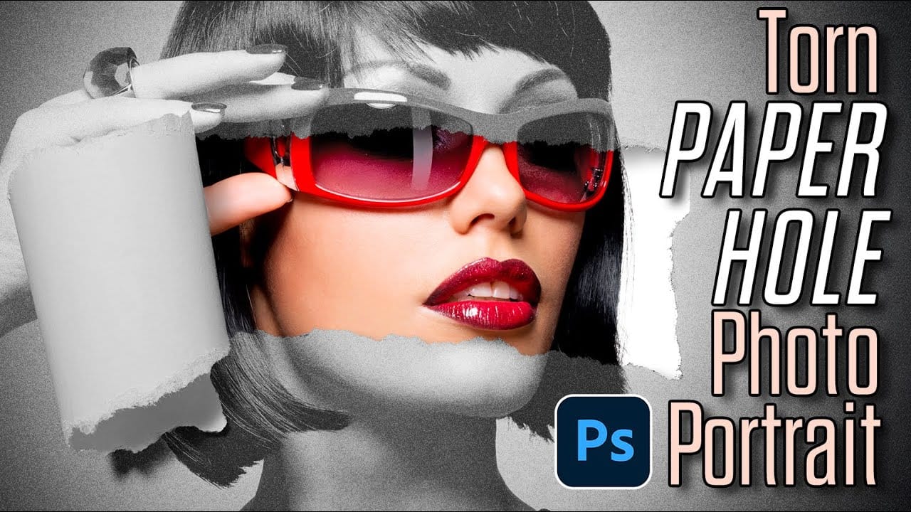How to Create a Torn Paper Portrait Effect in Photoshop