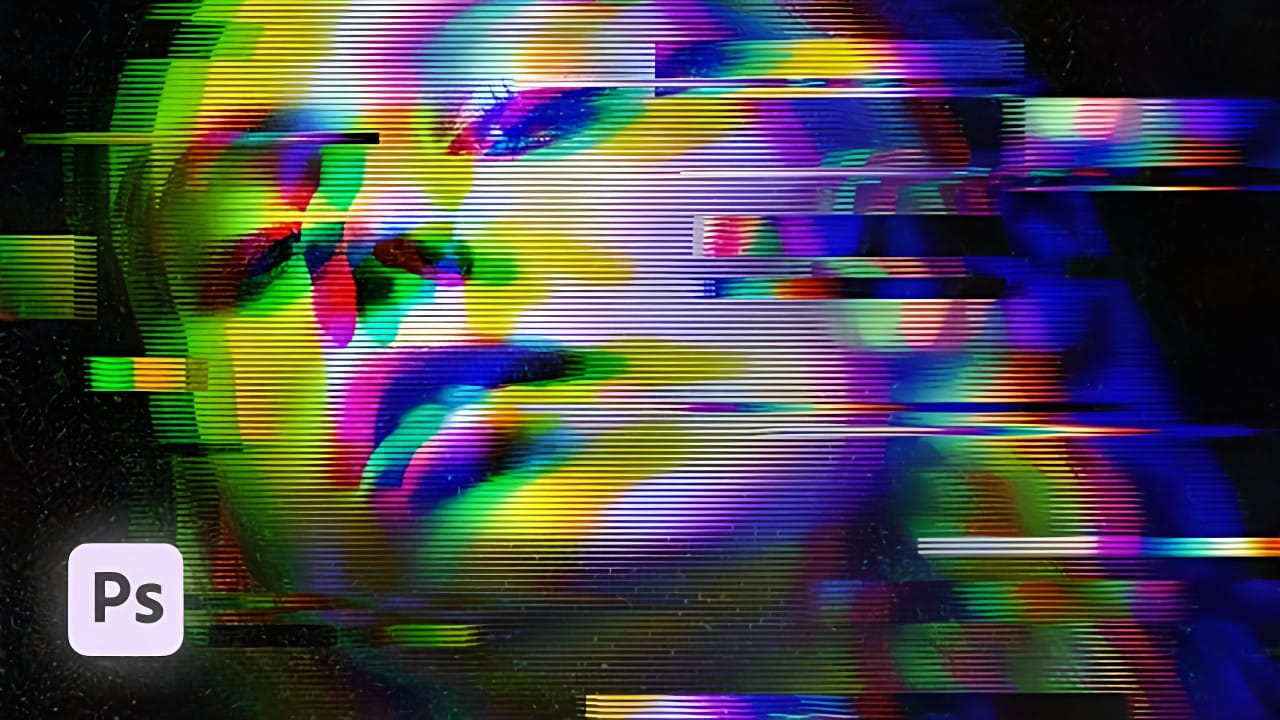 How to Create a VHS Glitch Effect in Photoshop