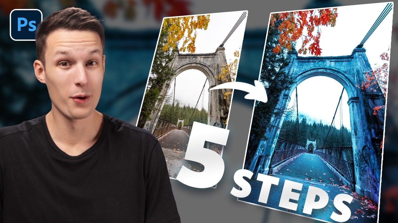 How to Create Dramatic Colors in Photoshop: A 5-Step Color Grading Process