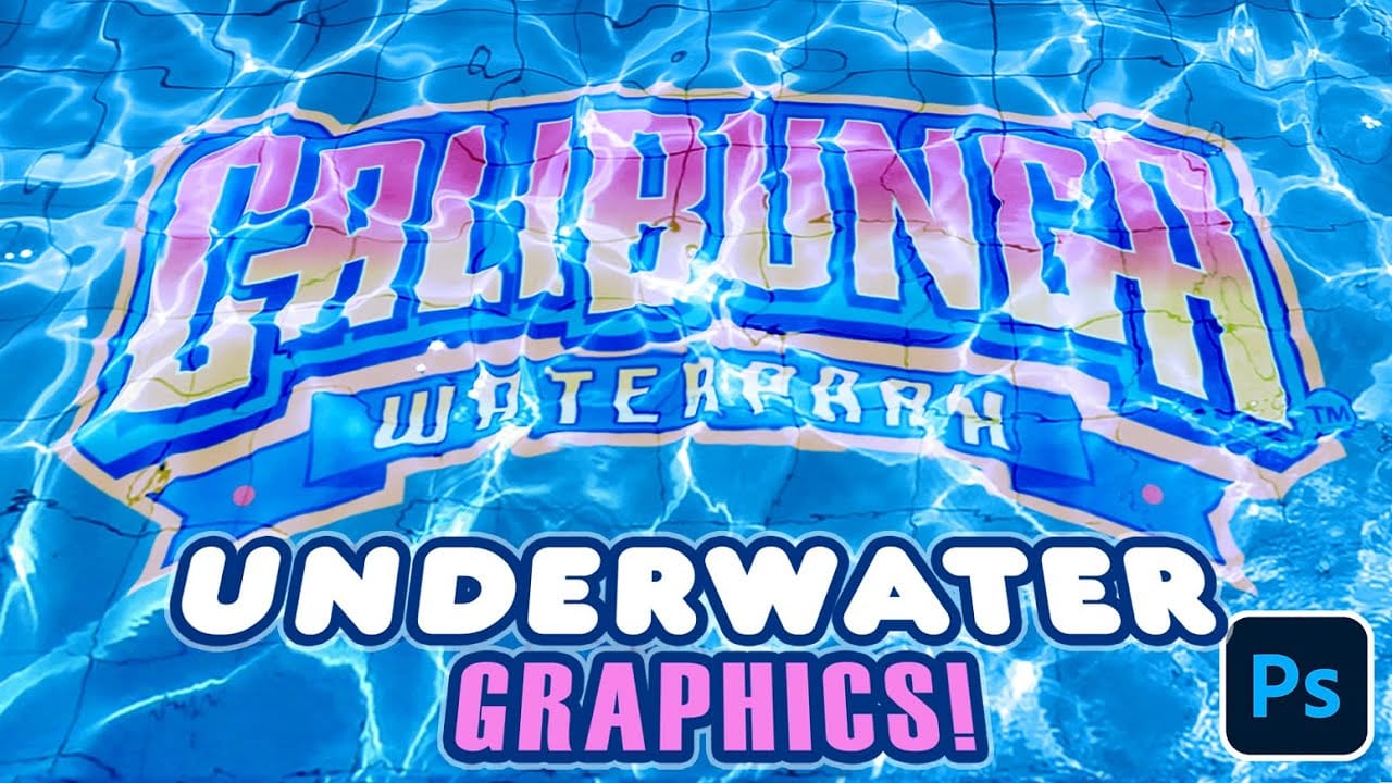 Create Realistic Swimming Pool Underwater Text and Graphics in Photoshop