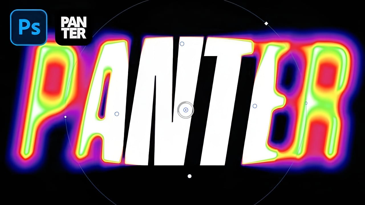 Creating a Blurry Heatmap Text Effect with Gradient Maps in Photoshop
