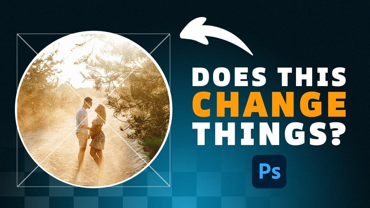 How Photoshop's Updated Frame Tool Simplifies Layer Cropping