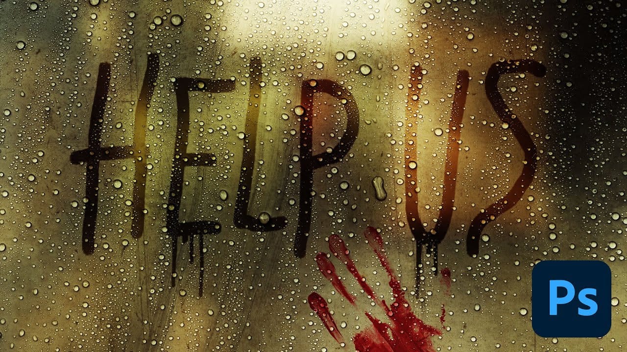 How to Create Realistic Water Droplets on Glass in Photoshop