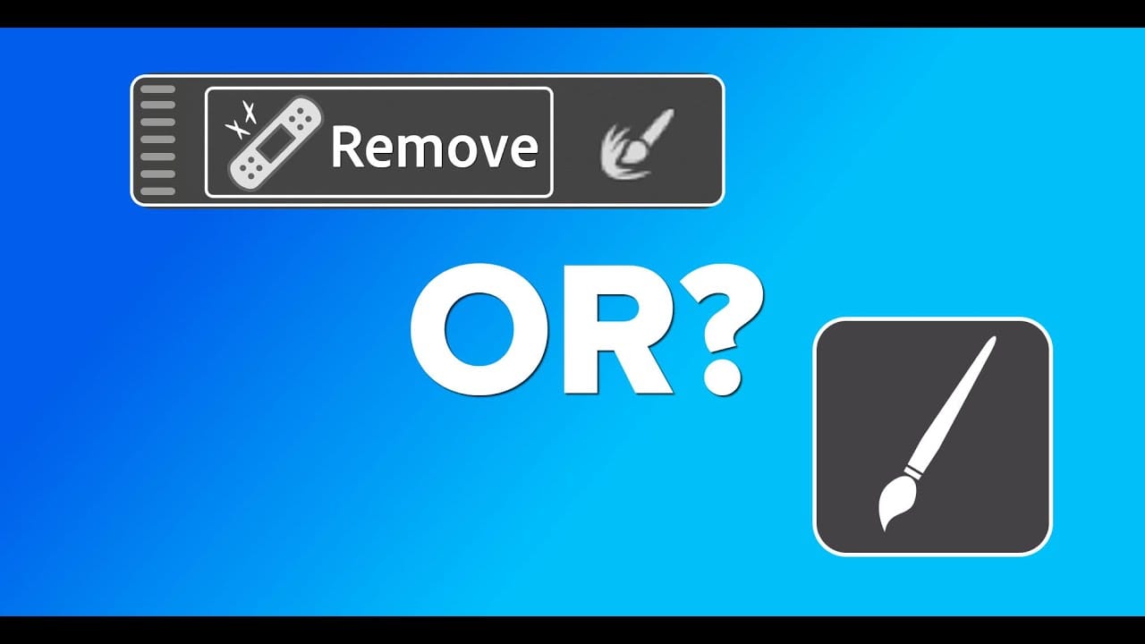 Photoshop Object Removal: Remove Tool vs Contextual Remove Button Compared
