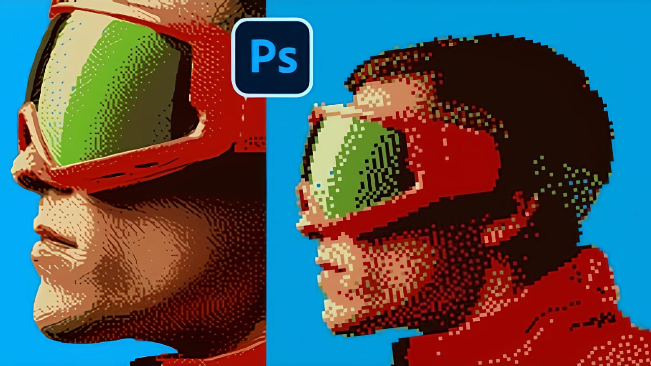Creating Pixelated Dither Effects in Photoshop