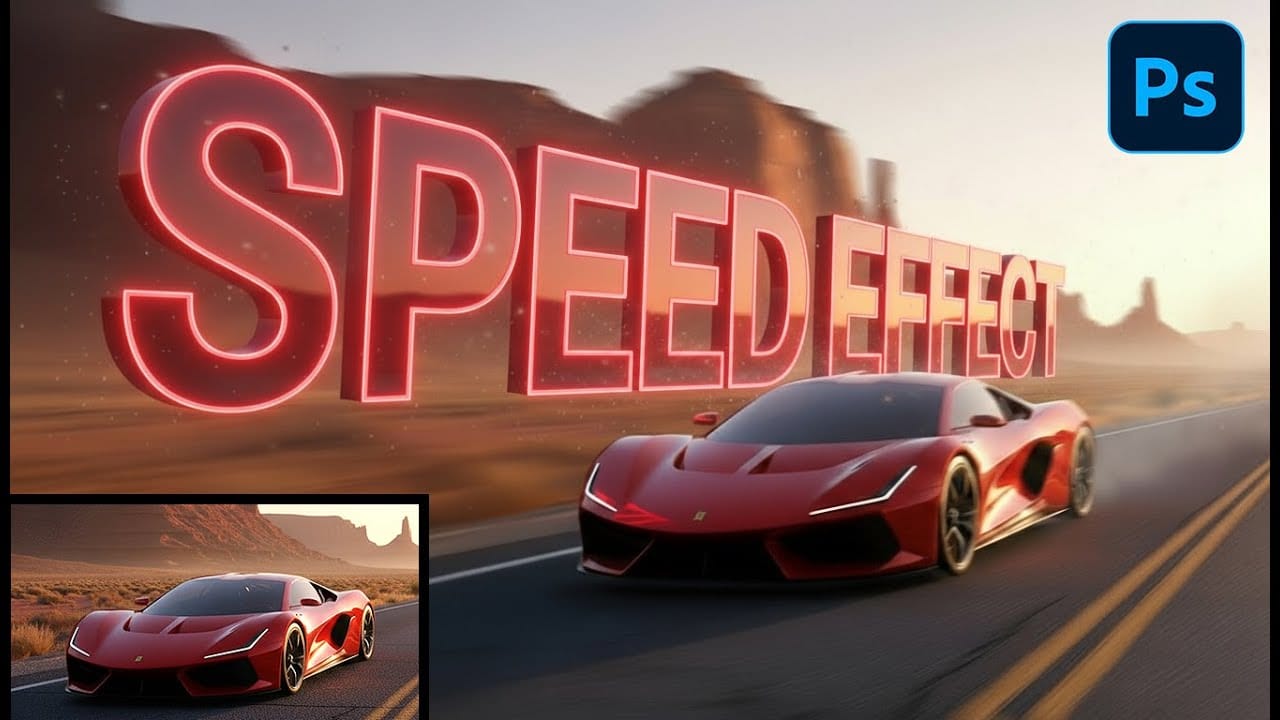 How to Create a Speed Motion Effect in Photoshop