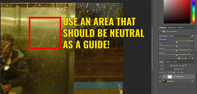 how to tell what type of color cast there is