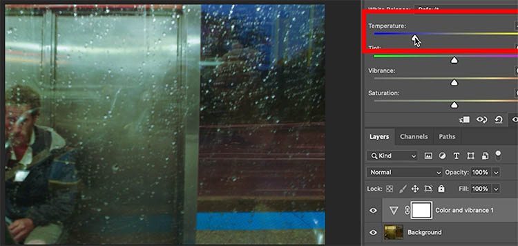 fix temp in a color cast