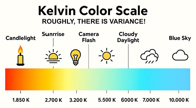 kelvin color scale 