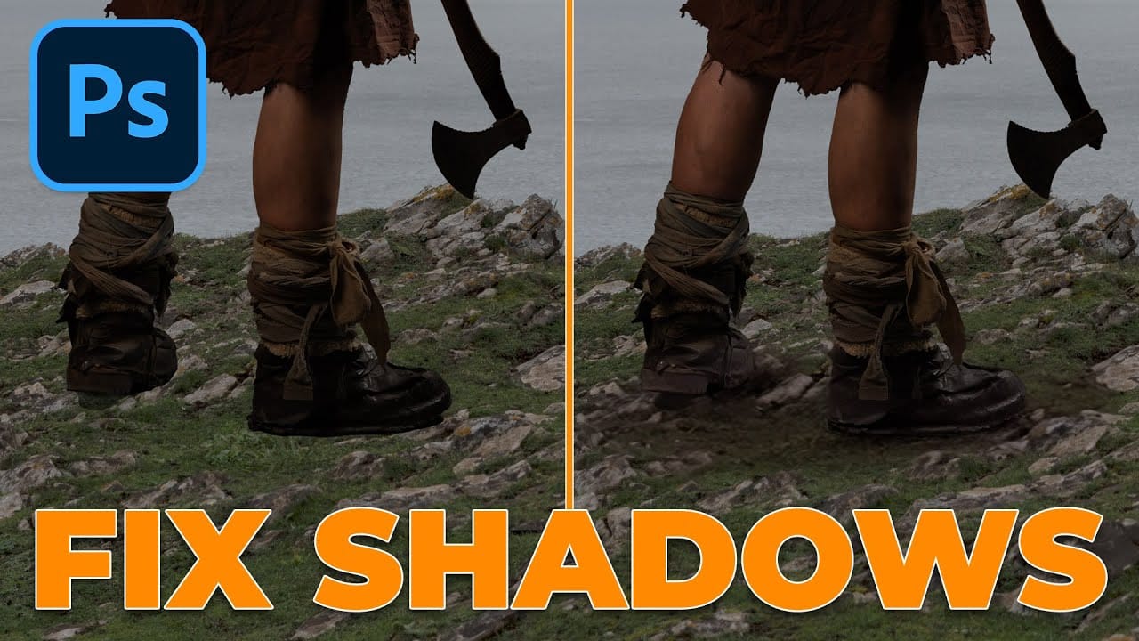 Using Photoshop's Harmonize Feature to Create Realistic Shadows for Human Composites