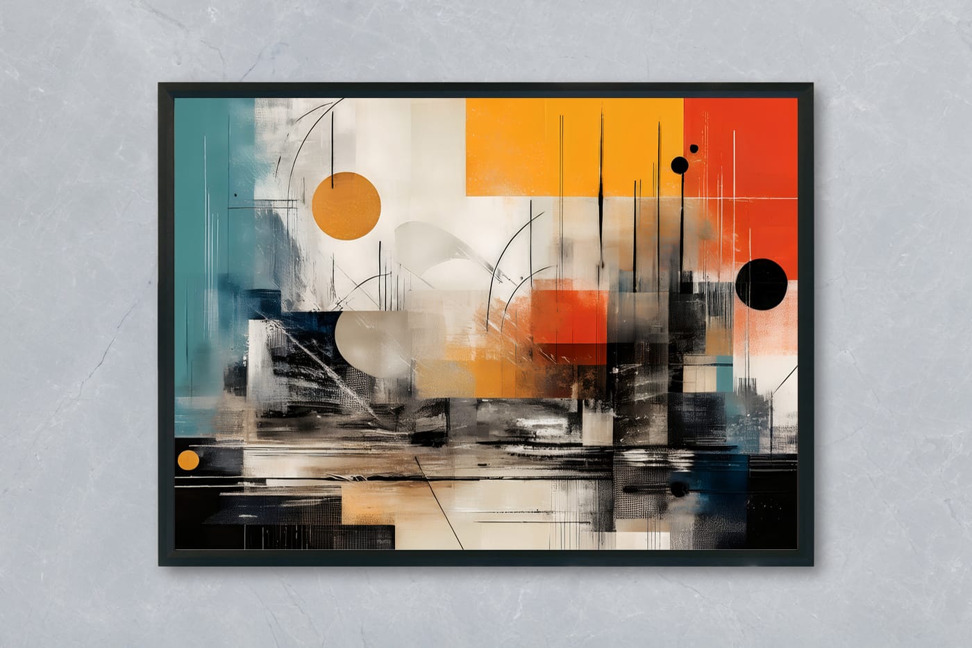 Fragment Memory – Free Modern Abstract Digital Wall Art