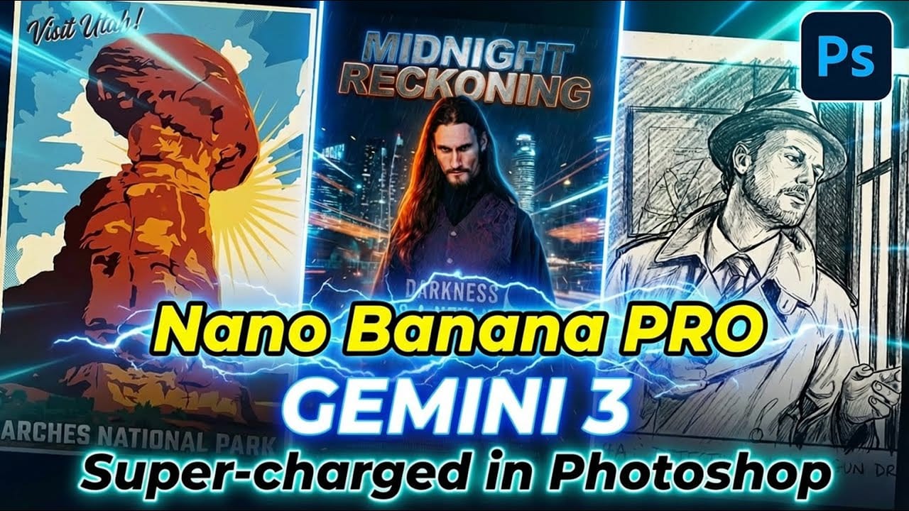 How to Use Gemini 3.0 Nano Banana Pro for Advanced AI Image Transformations in Photoshop