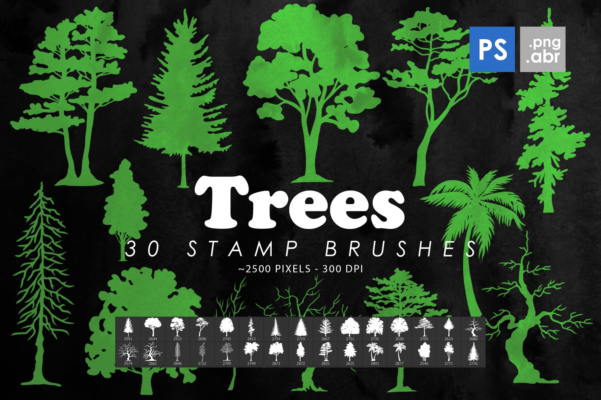 Trees Photoshop Brushes