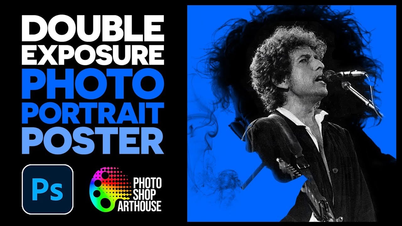 How to Create a Double Exposure Portrait Poster in Photoshop