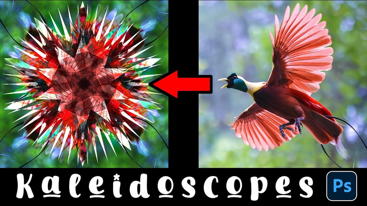 How to Create a Kaleidoscope Effect from Photos in Photoshop