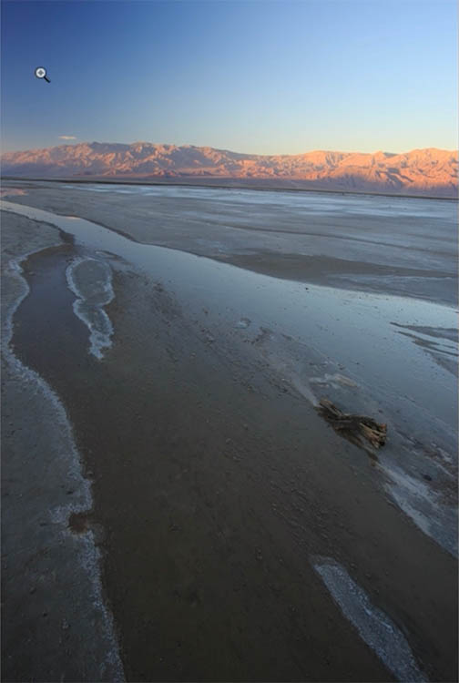 Uneven blue sky caused by polarizing filter