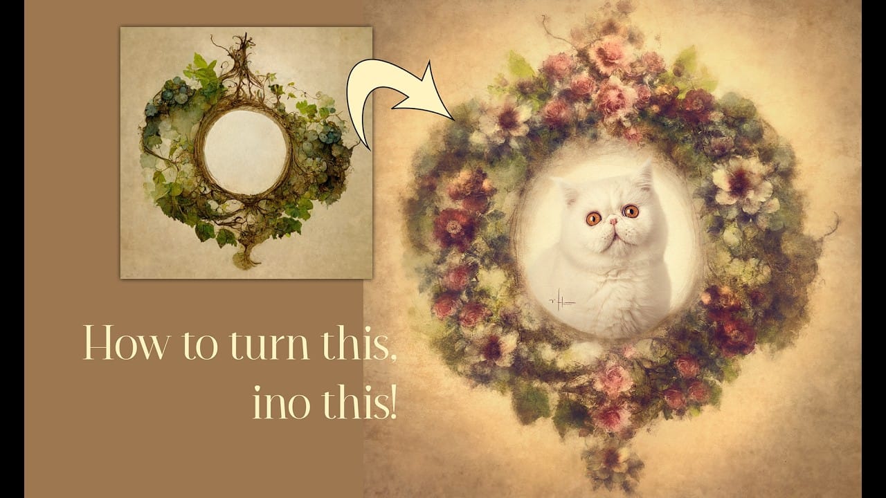 Creating Floral Wreath Overlays in Photoshop