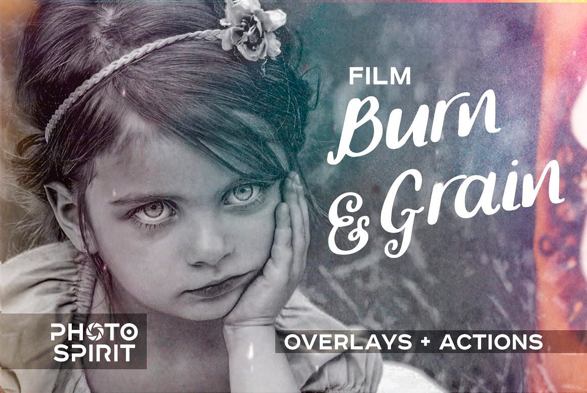 Film Burn & Grain Overlay Effect
