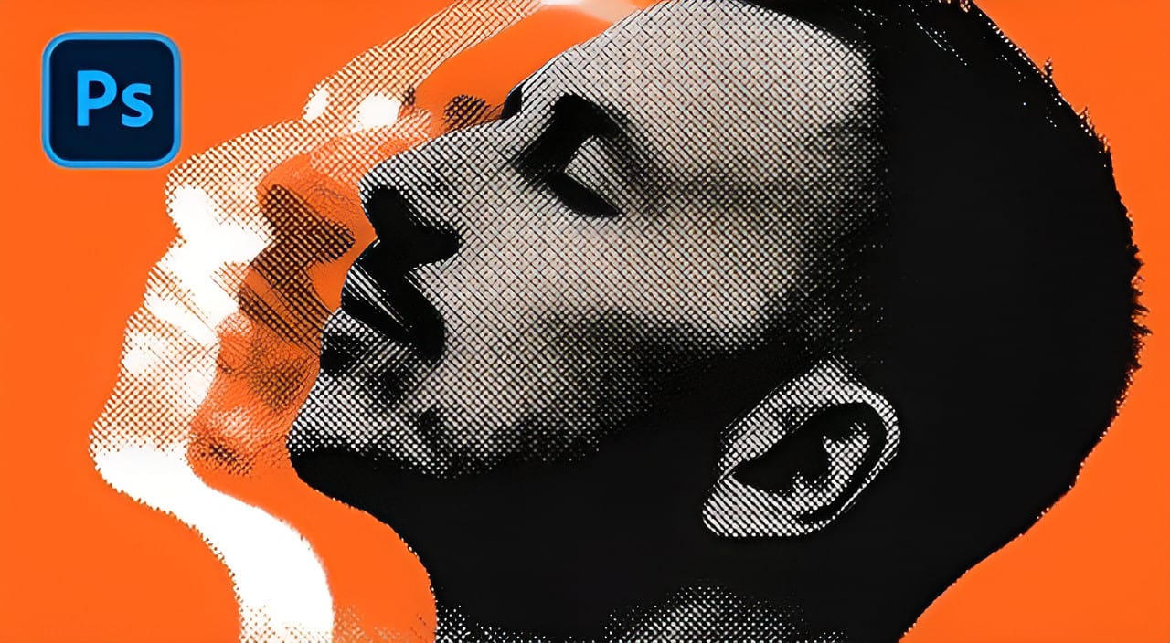 How to Create a Vintage Collage Effect with Halftone Patterns in Photoshop