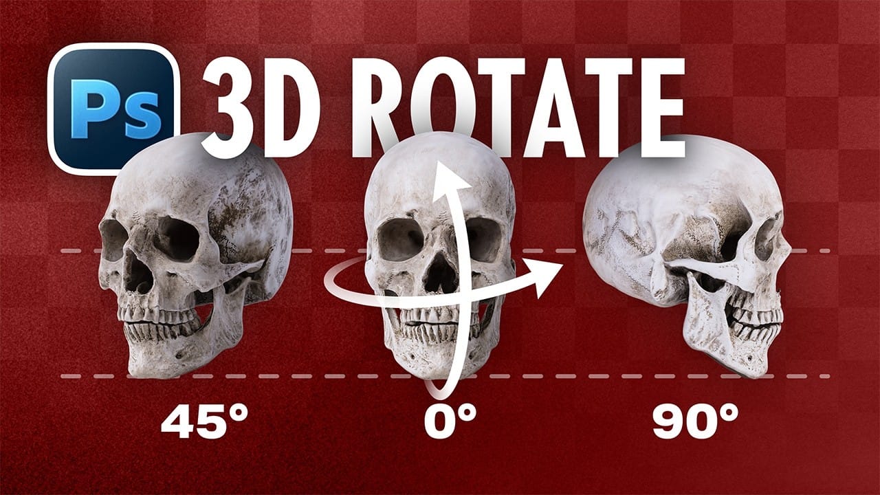 How to Use the 3D Object Rotation Tool in Photoshop Beta