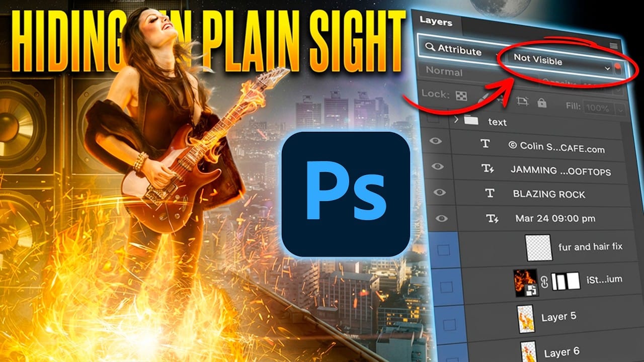 How to Use Layer Filtering to Organize Complex Projects in Photoshop