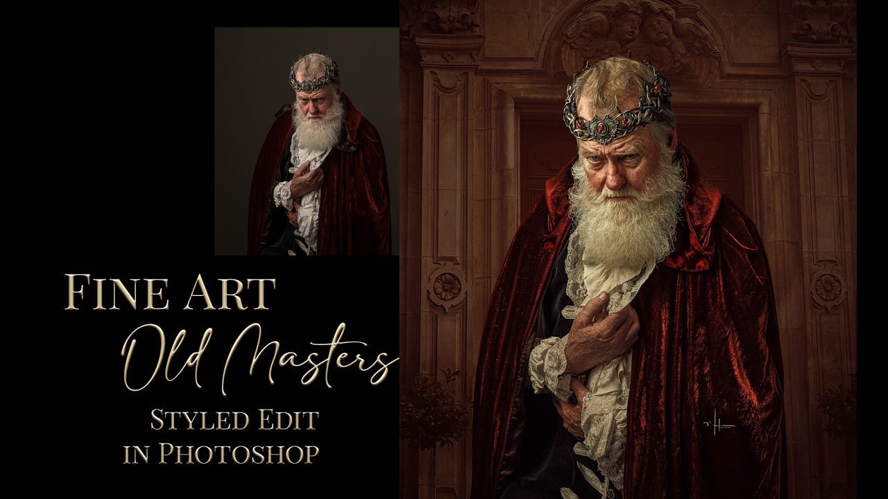 Create an Old Masters Painting Effect from a Studio Portrait in Photoshop