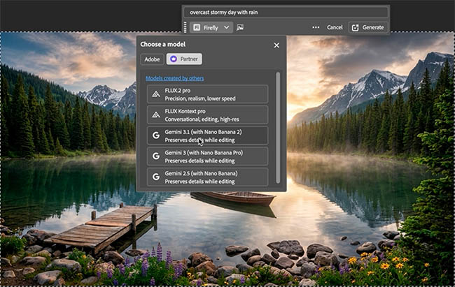 Editing with ai in Photoshop with Nano banana 2