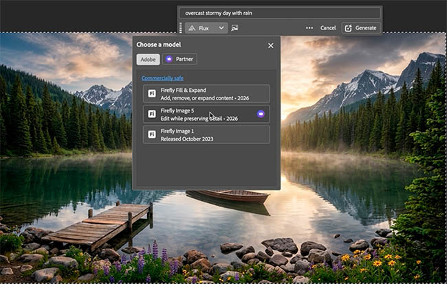 Editing with ai in Photoshop with Firefly image 5