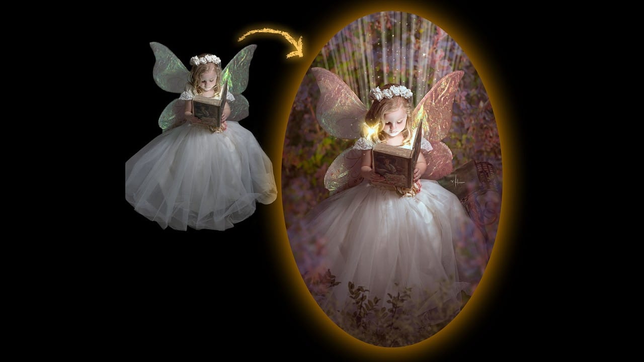 How to Add Glowing Light Effects to Fantasy Portraits in Photoshop