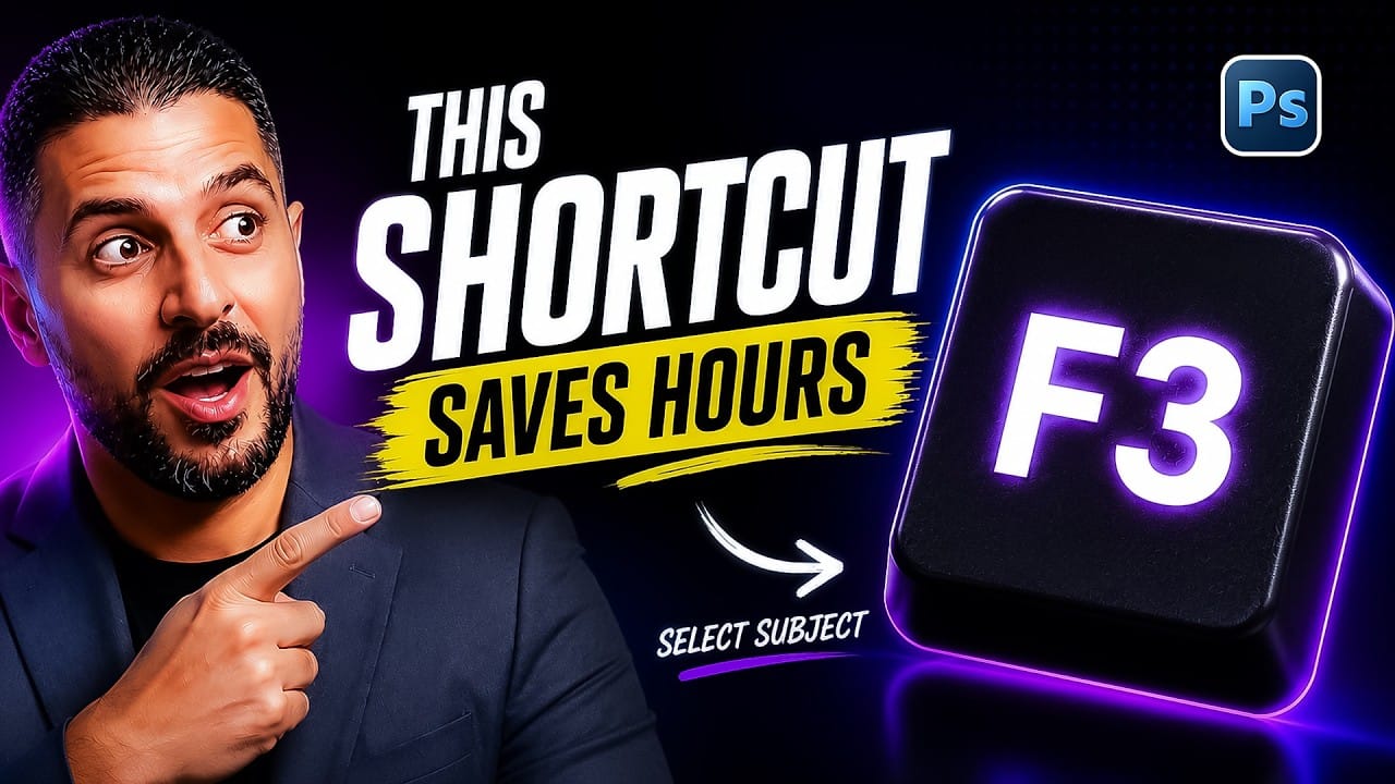 How to Assign a Custom Keyboard Shortcut to Select Subject in Photoshop