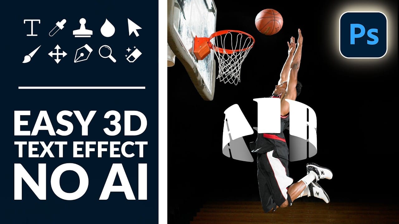 Wrap Text Around a Subject in 3D Using Photoshop's Warp Tool