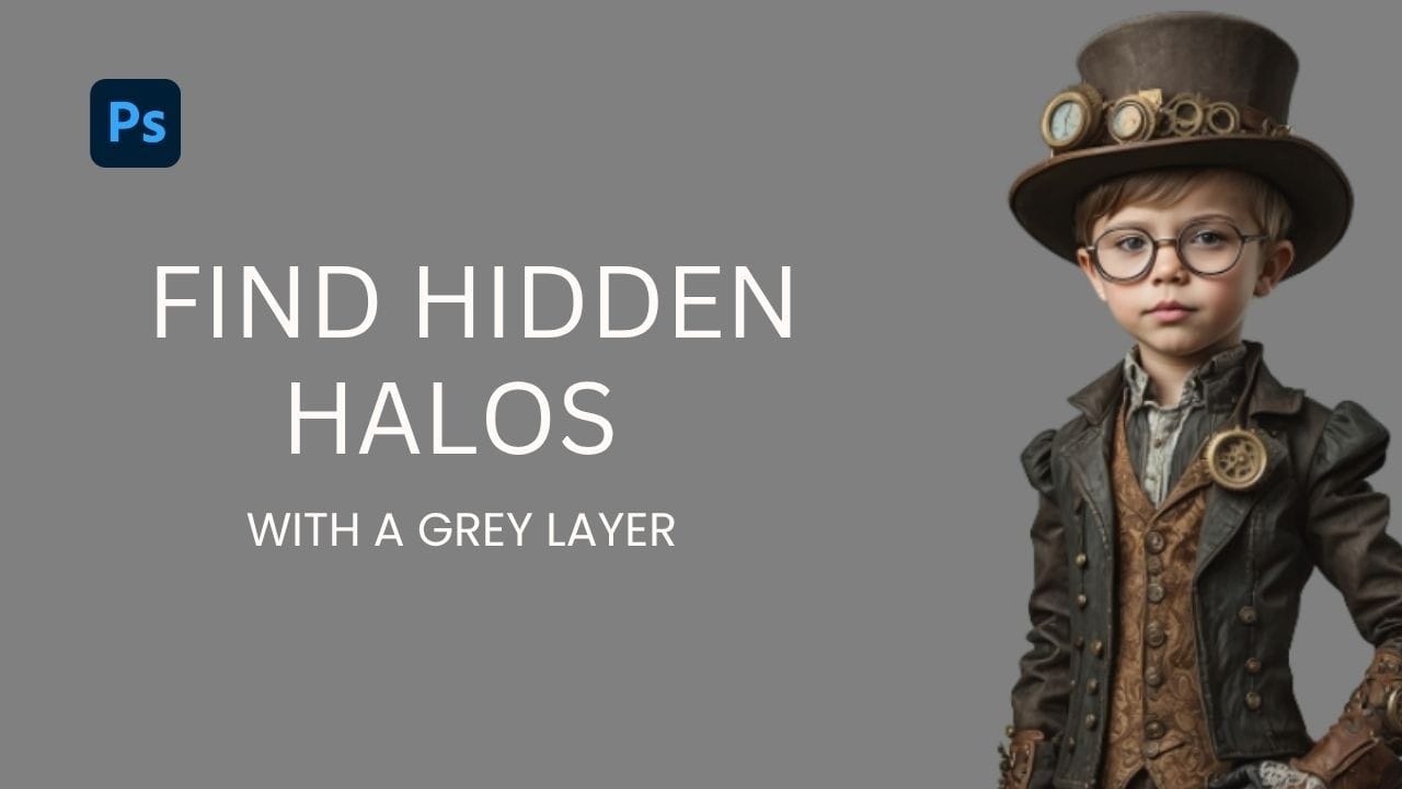 How to Use a Grey Layer to Spot and Fix Mask Edges in Photoshop