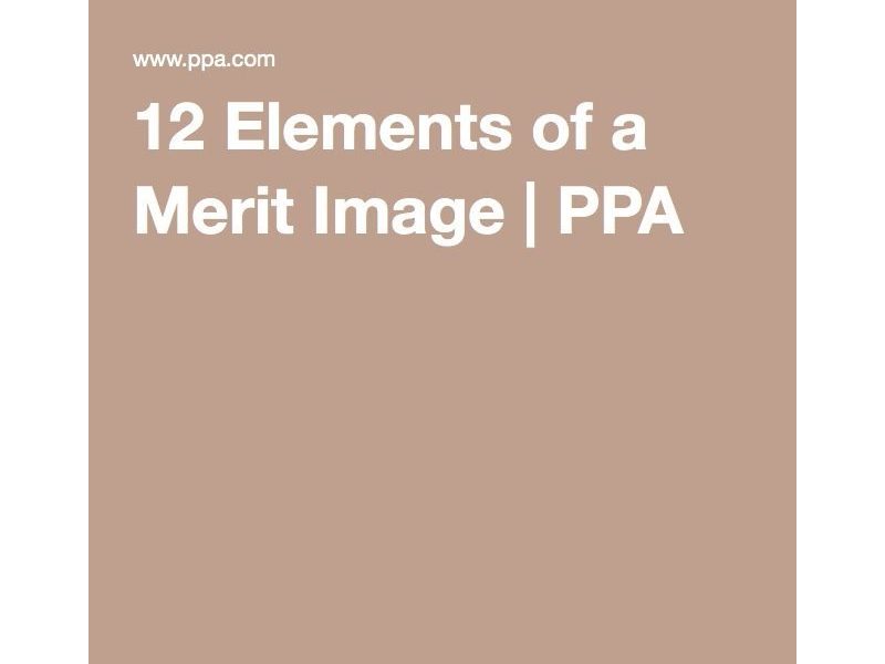 12 Elements of a Merit Image